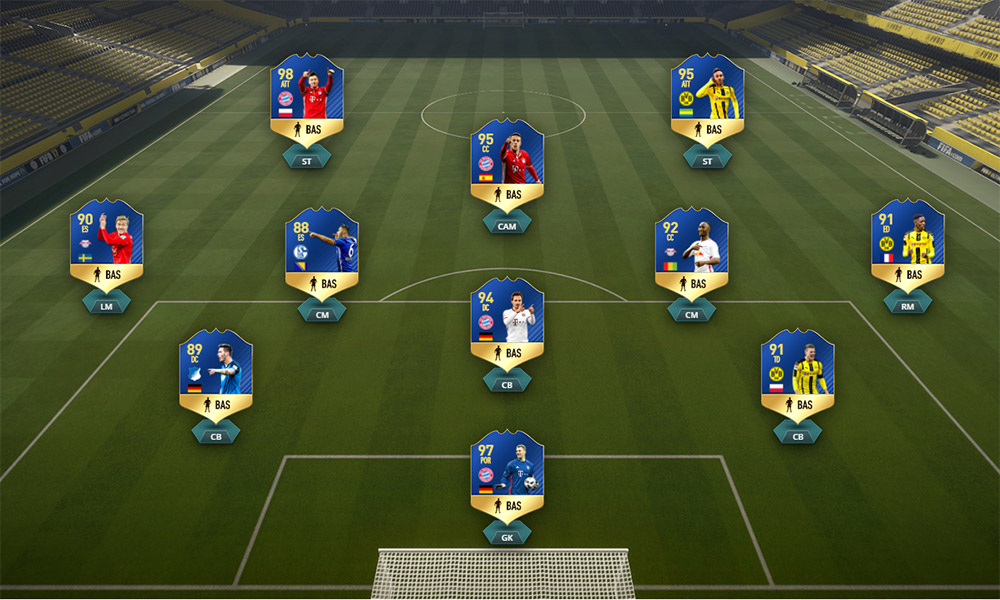 FUT 17 - Team of the Season - Bundesliga - Nerdando.com