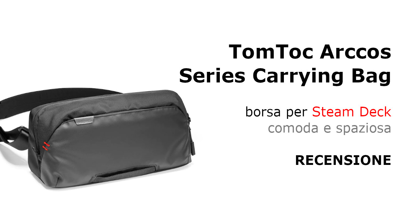tomtoc Arccos Carrying Bag for Valve Steam Deck Console and