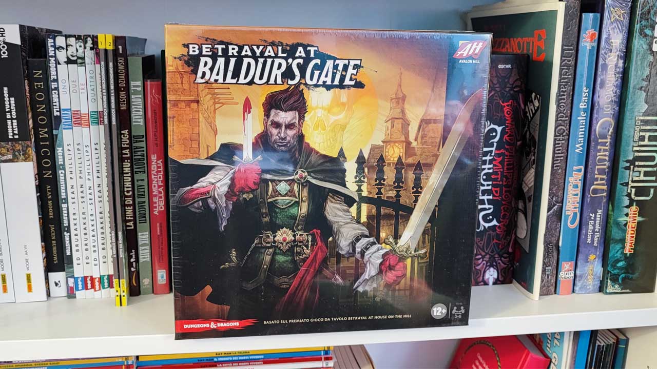 La scatola di Betrayal at Baldur's Gate