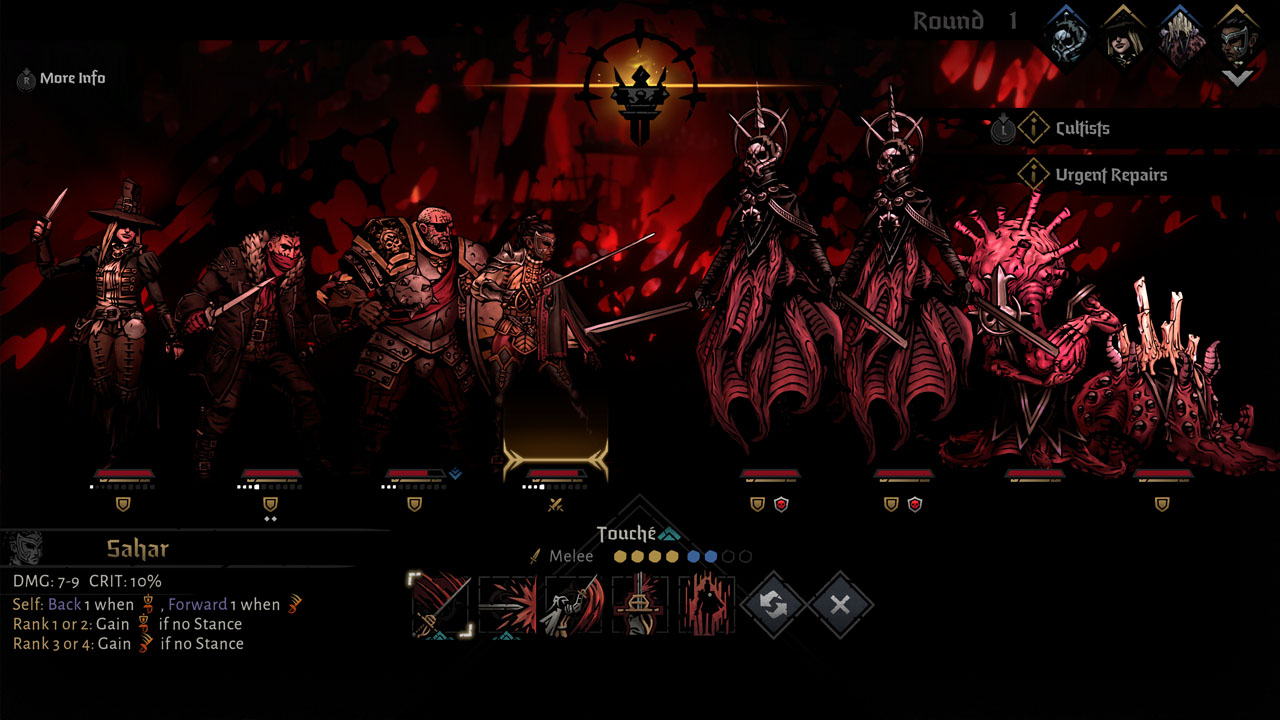 Il party di Darkest Dungeon II