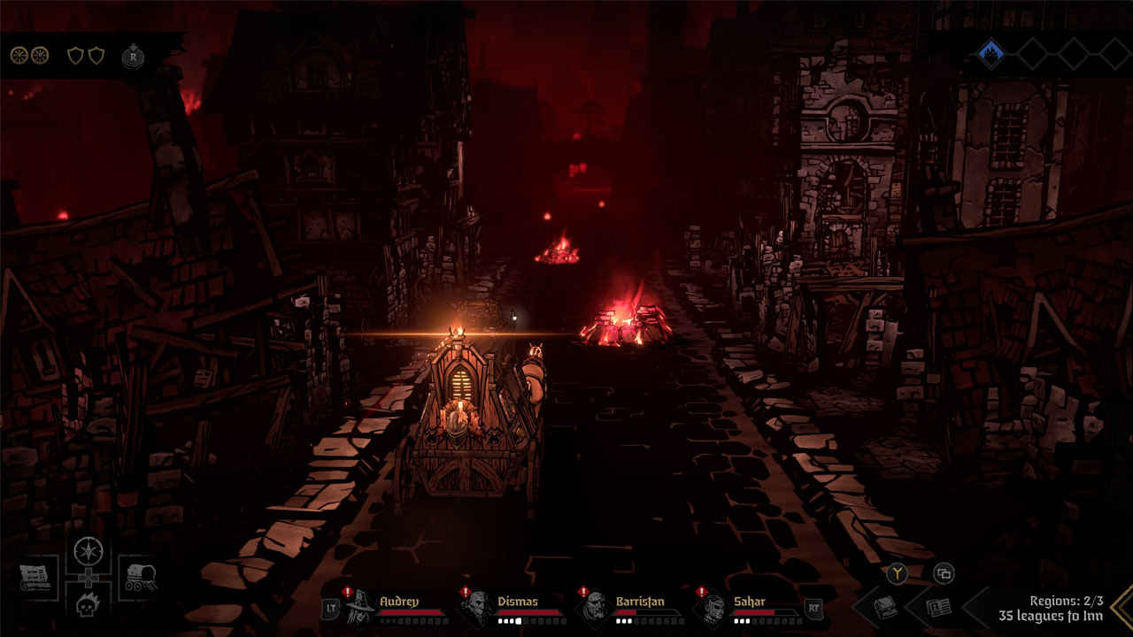 Uno screen di Darkest Dungeon II