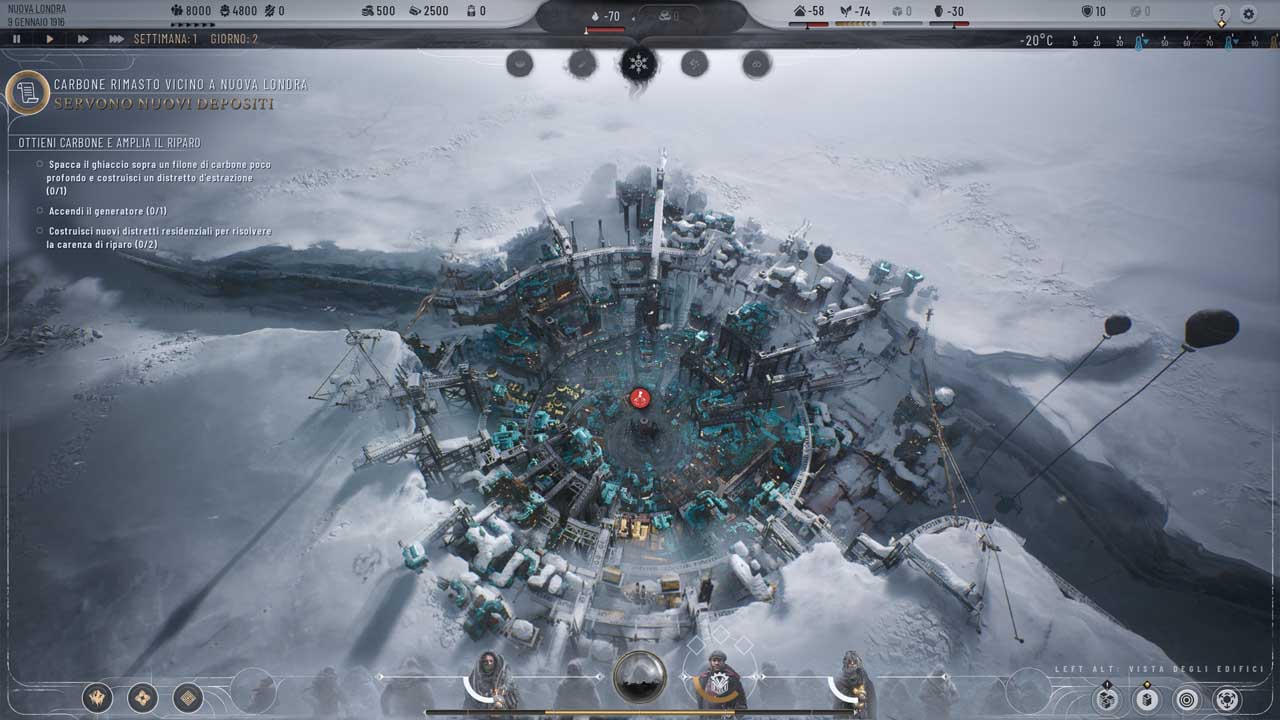 Uno screen di Frostpunk 2