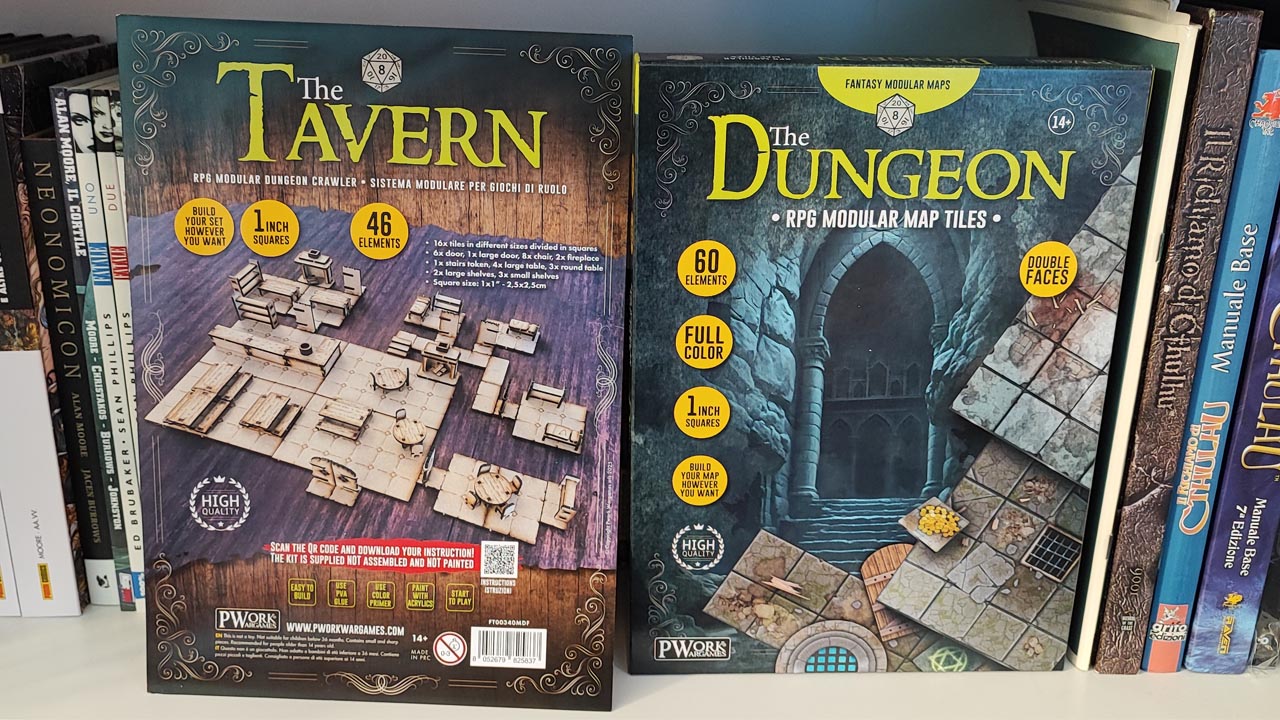 MDF Fantasy Tiles e Modular Map Tiles