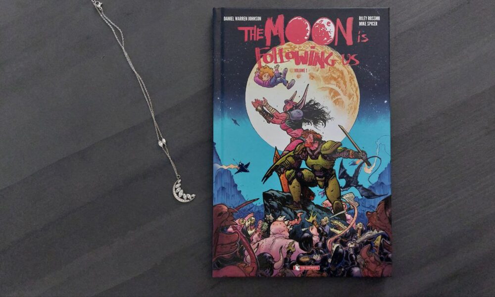 The moon is following us