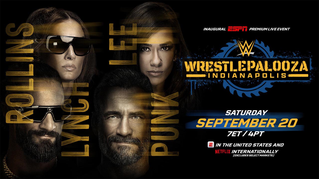 Mixed Tag Team Match - CM Punk & AJ Lee vs. Seth Rollins & Becky Lynch